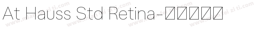 At Hauss Std Retina字体转换